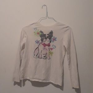 Hanes White Dog Shirt